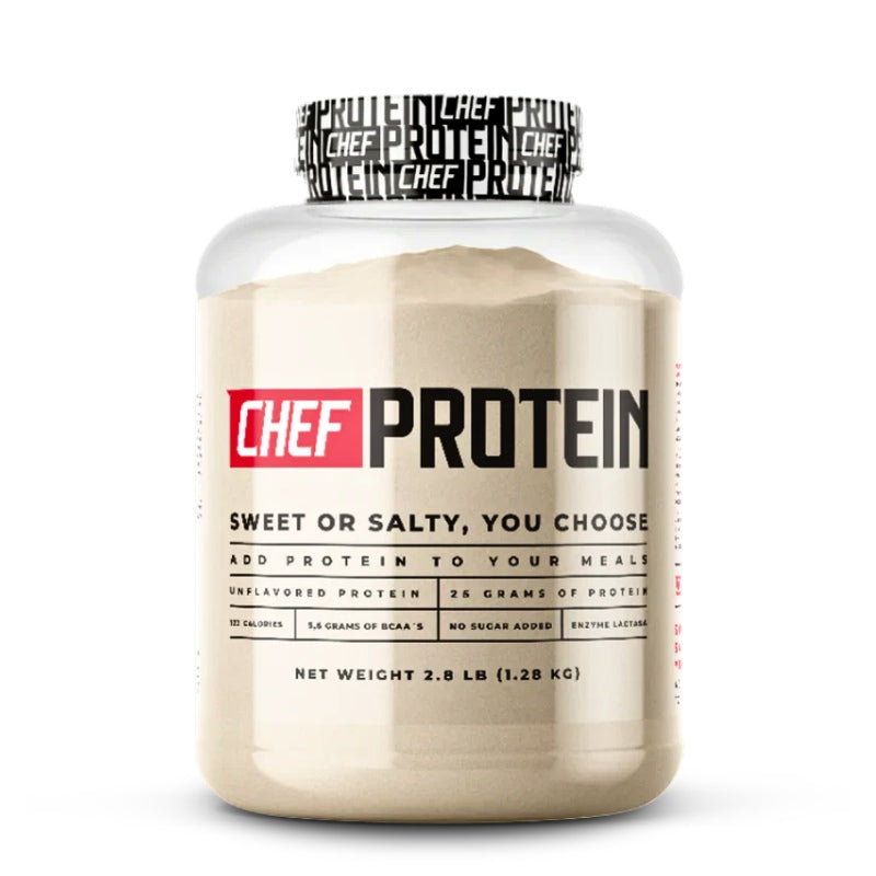 PROTEINA WHEY 2,8LBS SIN SABOR - CHEF PROTEIN