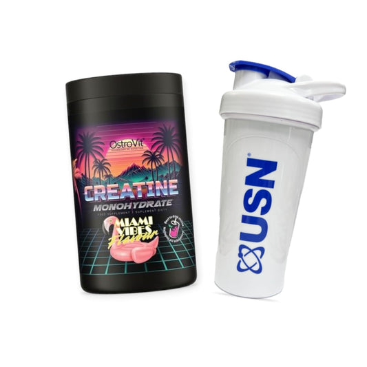 PACK CREATINA MIAMI VIBES 500GR + SHAKER - OSTROVIT