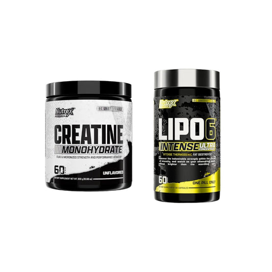 PACK CREATINA DRIVE 300GR + LIPO INTENSE 60 CAPS - NUTREX