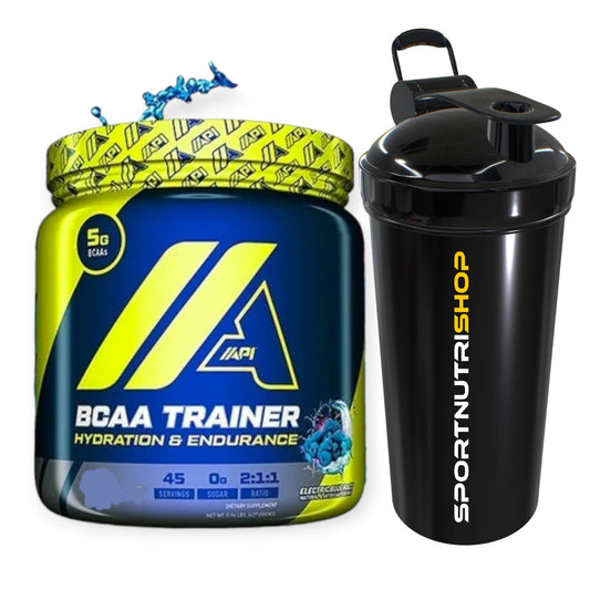 BCAA TRAINER - 45 SERVICIOS + SHAKER - API