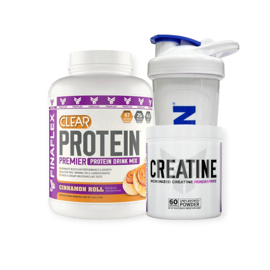 PACK PROTEINA CLEAR 5LBS + CREATINA 300GR + SHAKER - FINAFLEX