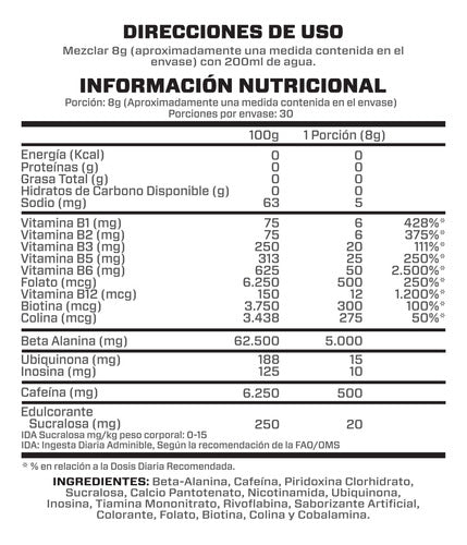 Pack Creatina 300gr + Pre-entreno Intense 240g - Binahfit