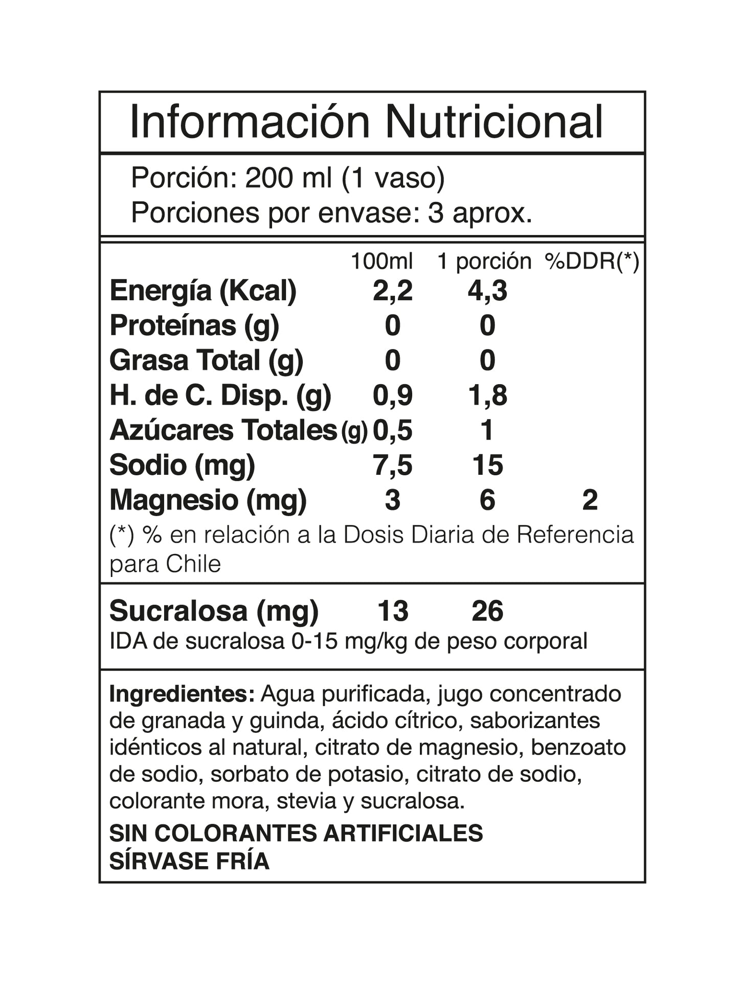 AGUA DE FRUTAS + CITRATO DE MAGNESIO 550CC - I LIKE