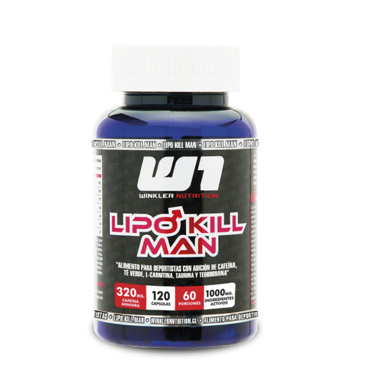 Lipo Kill Man 120 Cápsulas - WINKLER NUTRITION