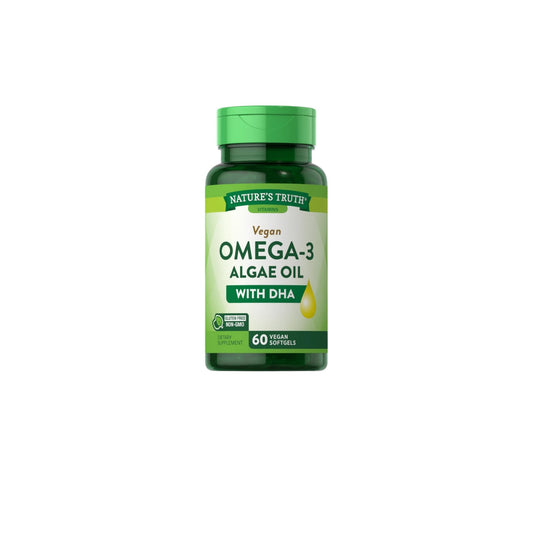 OMEGA 3 VEGANO CON DHA 60 SOFTGELS - NATURE'S TRUTH