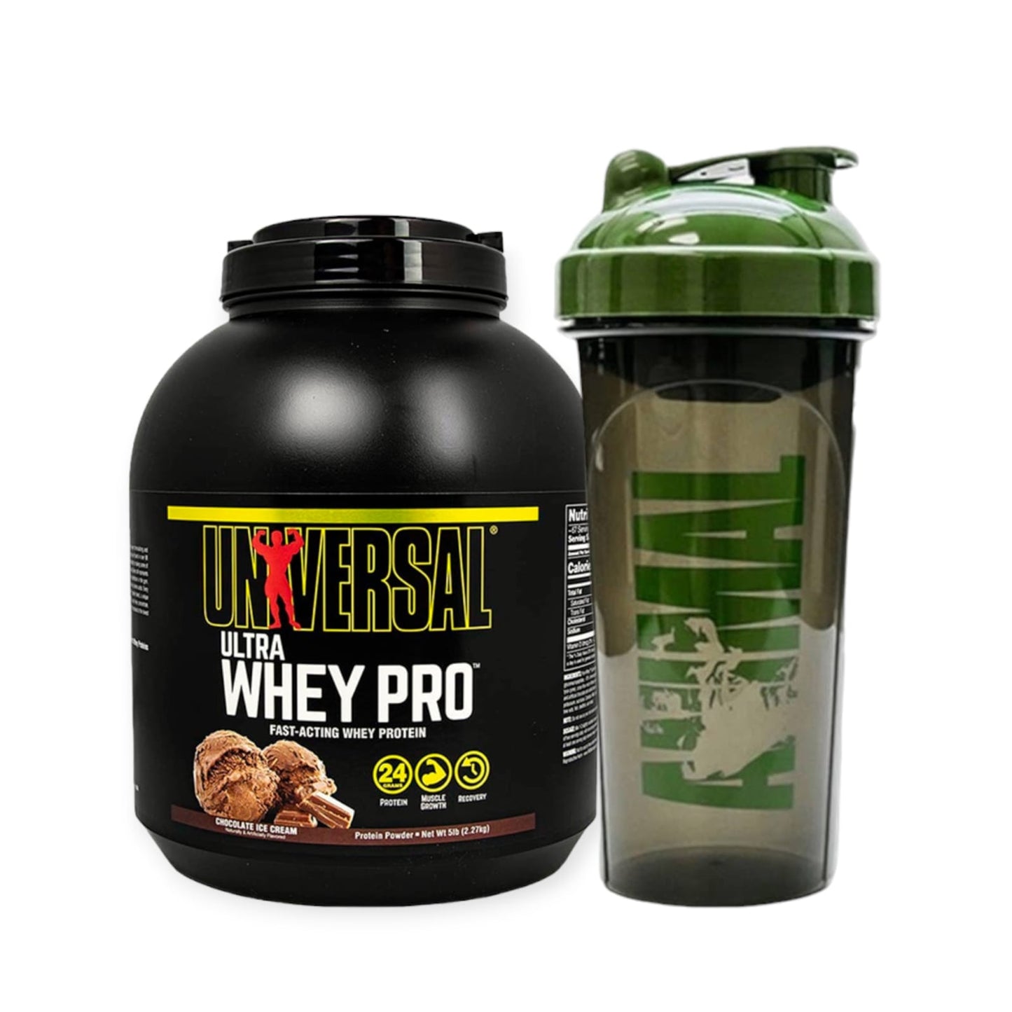 PACK PROTEINA ULTRA WHEY PRO 5LBS + SHAKER - UNIVERSAL NUTRITION