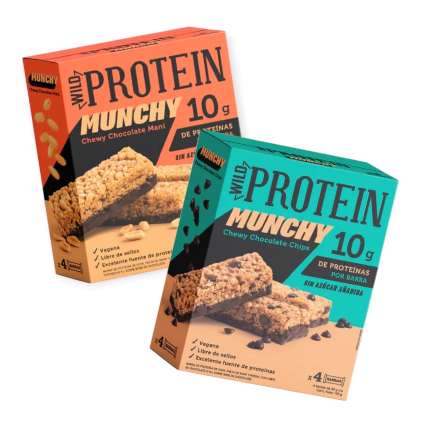 WILD PROTEIN MUNCHY 4 UNIDADES - WILD FOODS