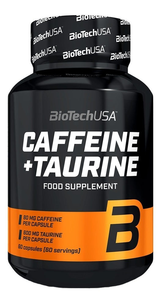 CAFEINA + TAURINA 60 CAPSULAS - BIOTECH USA