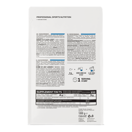 CREATINA MONOHIDRATADA 1KG - OSTROVIT